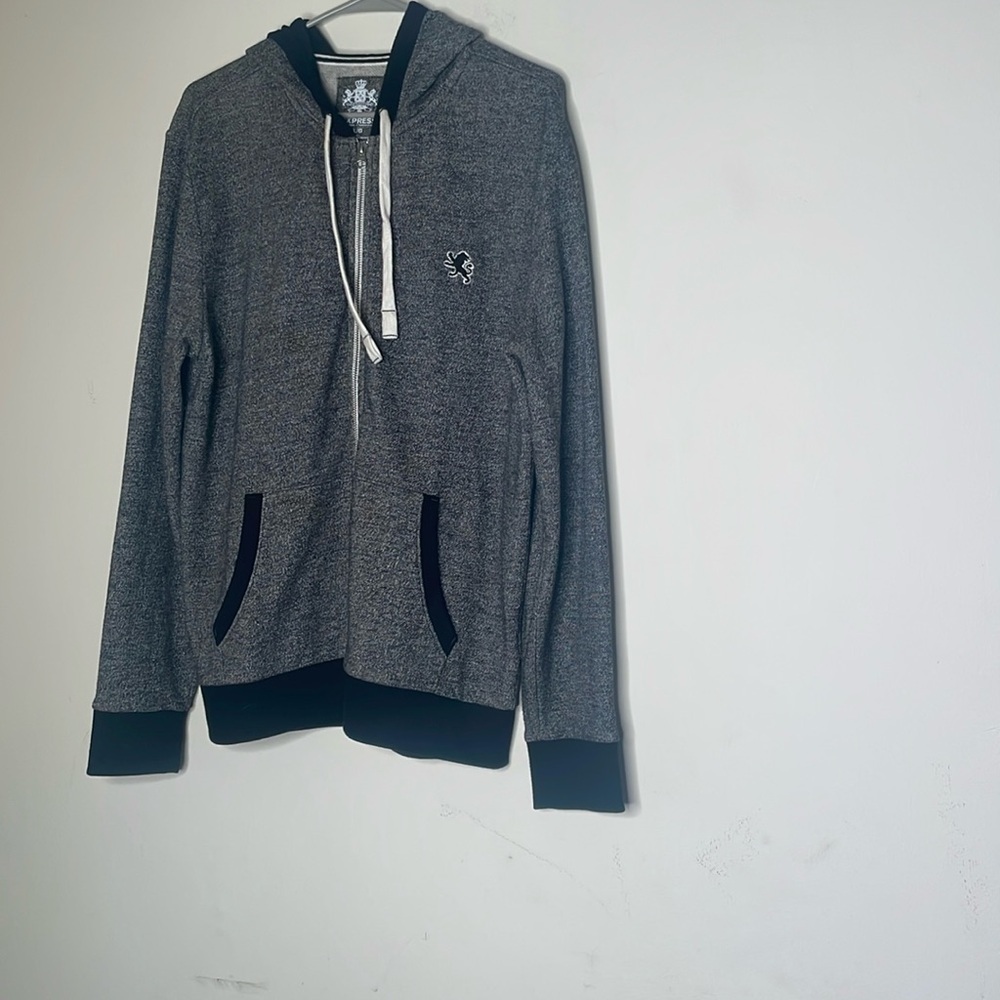 Express gray black large jacket​
